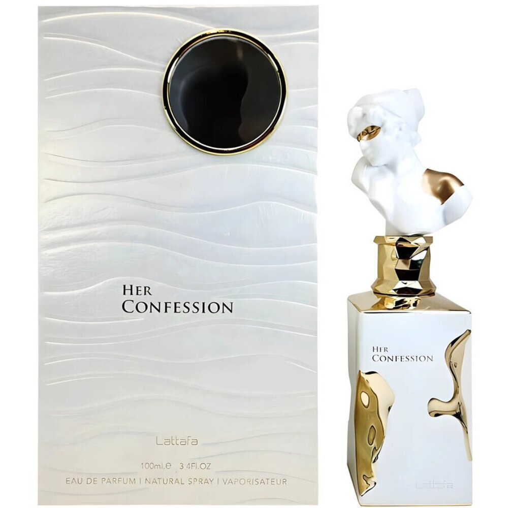 Lattafa Her Confession Eau de Parfum Spray for Women 3.4oz New Sealed Box $90